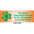 Shamrock Panoramic Photo Hand Mirror (1.625" x 4.625")